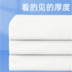 One-time use thick and large travel towel set with independent packaging, adult bath towel disposable