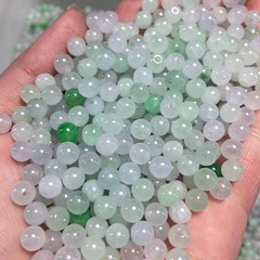 エメラルドアイス種子翡翠ビーズルースビーズ DIY アクセサリージュエリーイヤリングタッセル翡翠ビーズ 4 ミリメートル