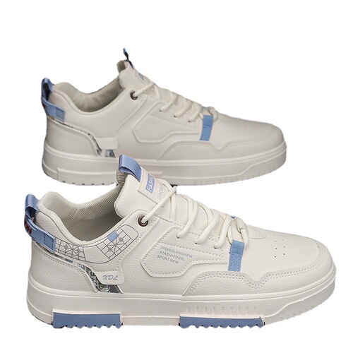Men's shoes spring and summer breathable 2024 new men's all-match white sports trendy shoes increase student Internet celebrity casual sneakers