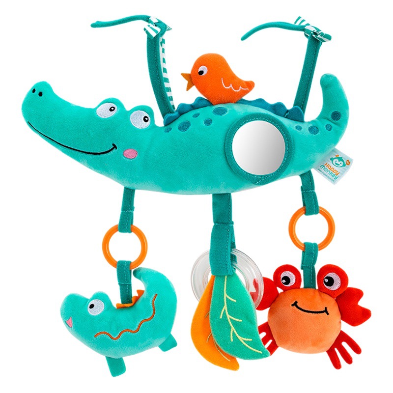 Happy monkery stroller bed hanging rattle baby safety seat stroller pendant baby toys cross-border