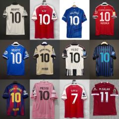 2526サッカーユニフォーム パリ ヴィニシウス・ベリンガム・バペ・ヤマル・サカ・デ・ブロイネ・メッシ サッカー