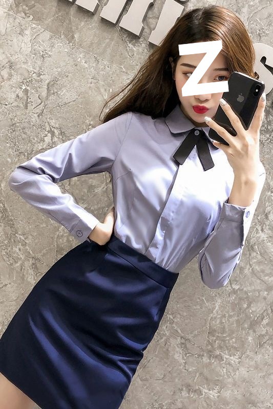 工作服职业装正装女套装衬衫套裙夏秋季白色长短袖ol工装空姐制服