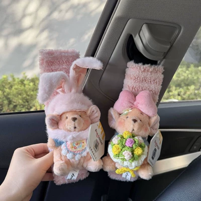 Car Seatbelt Shoulder Pad Flower | Seat belt shoulder pad