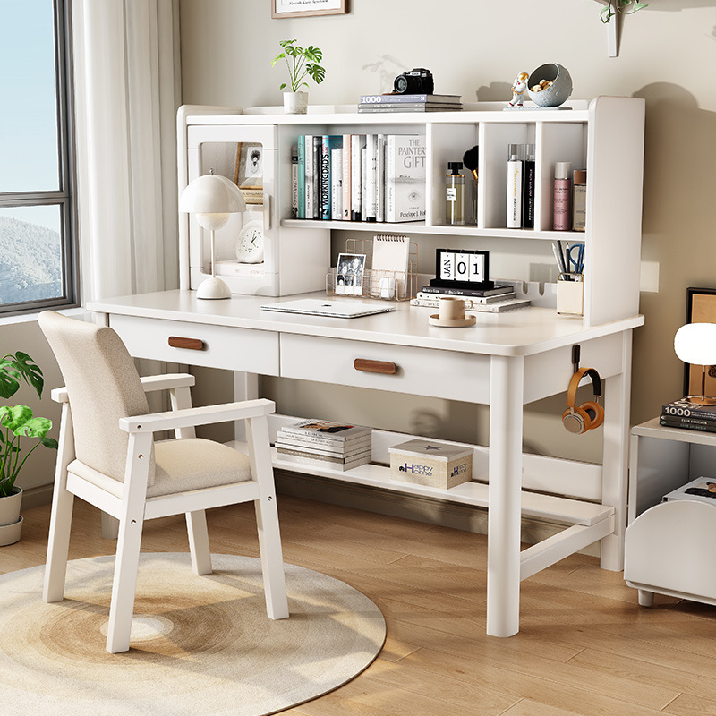 Одиночный стол цвета слоновой кости