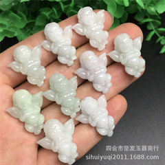 ミャンマー翡翠a貨物路氷モチモチ種小天使漫画玉ペンダント玉器工芸品メーカー卸売り