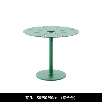 Mesa de café verde