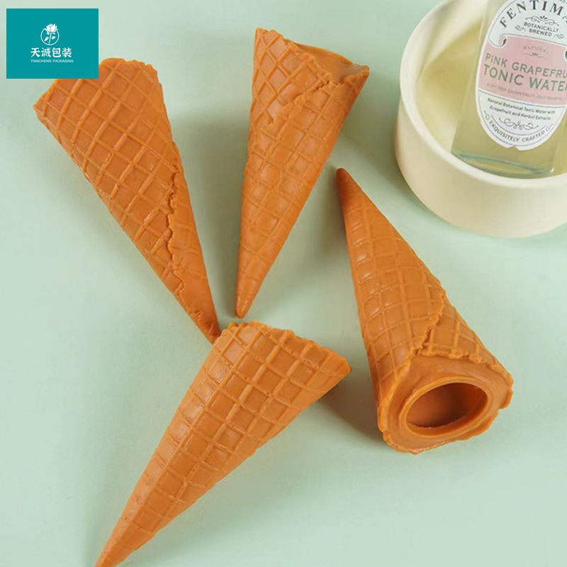 仿真冰淇淋筒鲜花花束插花搭配资材花艺diy冰激凌花盒包装材料