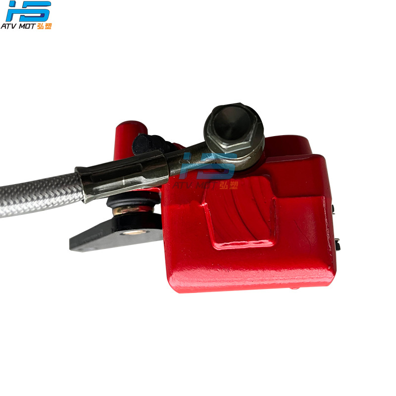 Off-Road Motorcycle Accessories 110 125Cc2 Piston Oil Rear Disc Brake Hydraulic Rear Brake Pump Caliper Bracket Assembly