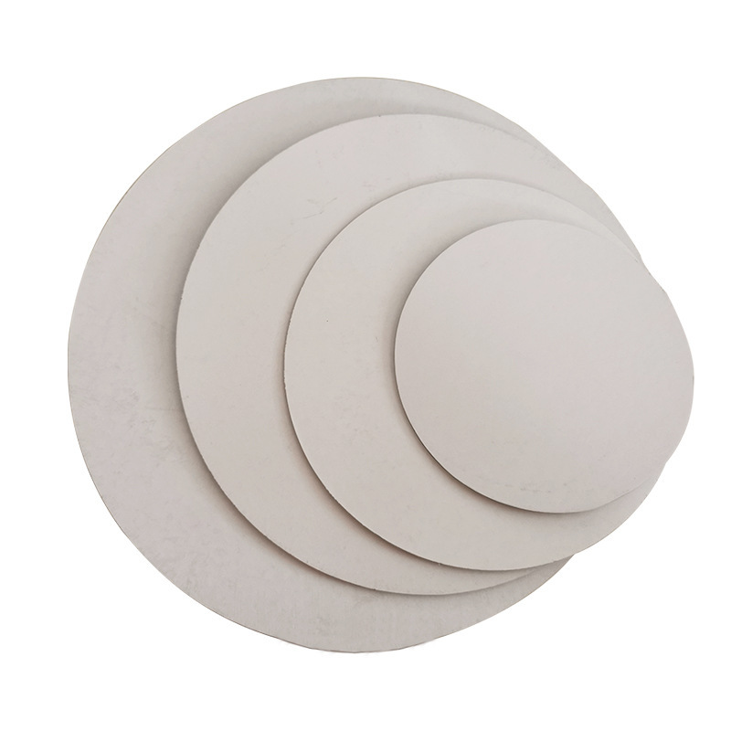 Al por mayor cartón soporte inferior fondant molde de la torta desechable pila almohadilla de oro ronda mousse engrosada junta de la torta
