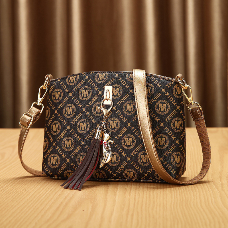 Moda versátil bolso cuadrado delicado colgante diseño de letras de cuadrícula mochila mochila casual bolsas transfronterizas