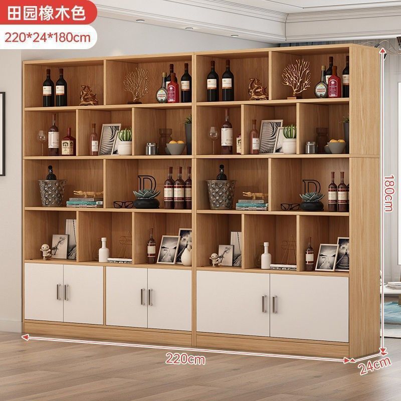 组合酒柜展示柜靠墙客厅陈列家用省空间学生卧室储物收纳简易书柜|undefined