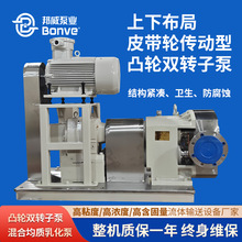 宁波邦威直供转子泵多种高粘度流体适用皮带轮传动式凸轮双变速
