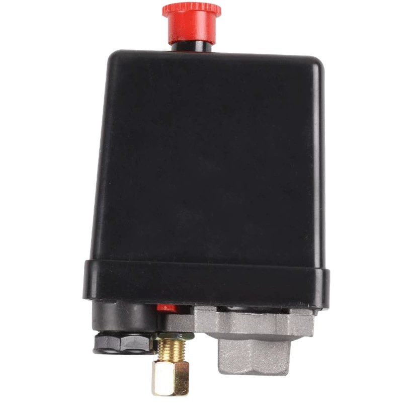 Переключатель воздушного компрессора 220 В автоматический трехфазный переключатель давления воздуха Аксессуары для воздушных насосов вертикальный четырехсторонний Регулируемое давление