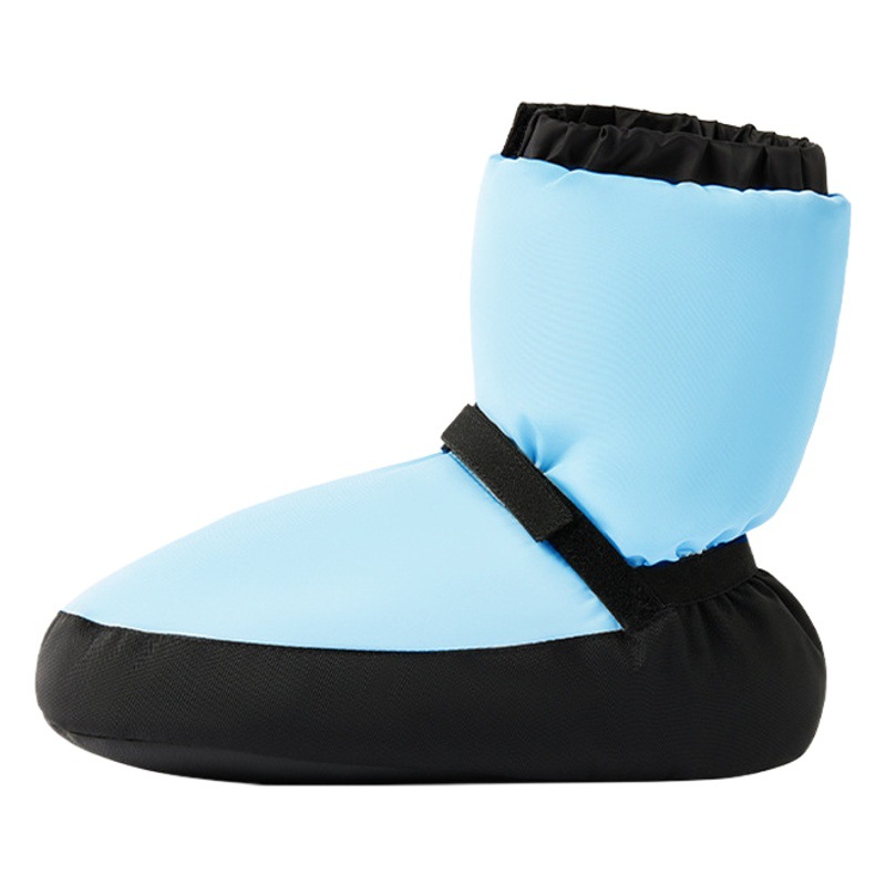 Fábrica al por mayor zapatos de baile de invierno botas calientes de las mujeres botas cortas acolchadas zapatos de forma de práctica zapatos de algodón de baile de Ballet de fondo suave