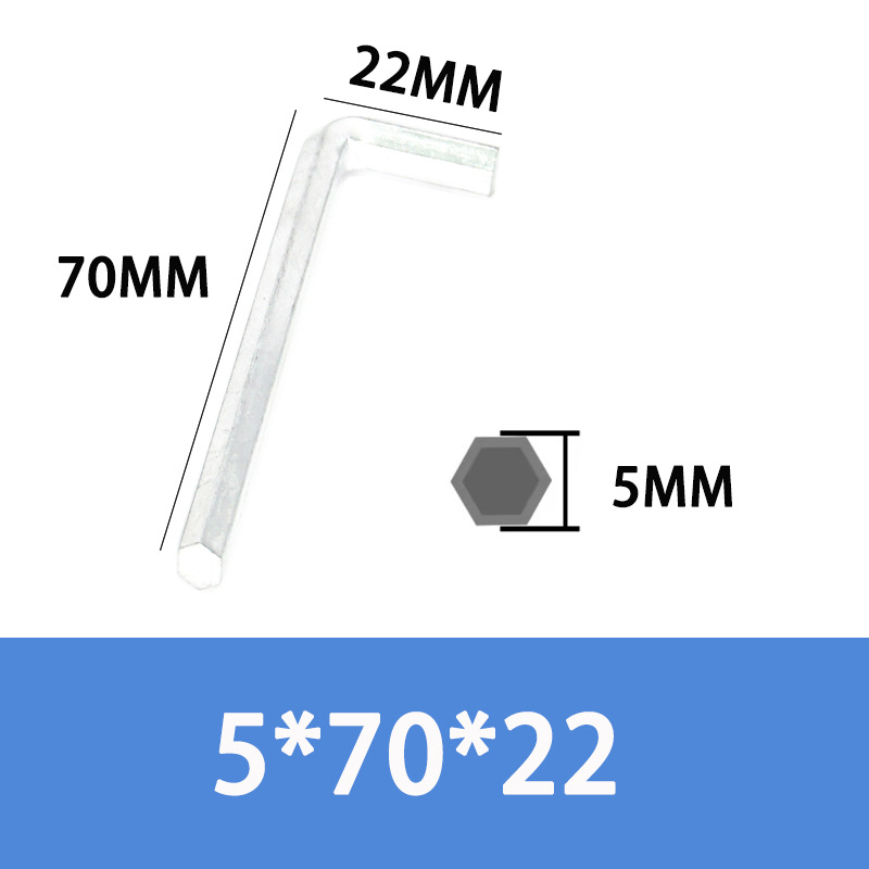 5 galvanized and hardened (long 70*short 22)