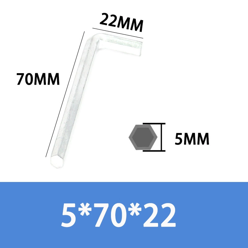 L -shaped disposable panel hand tools hexagonal screwdriver knife galvanized hexagonal hexagonal hexagon wrench
