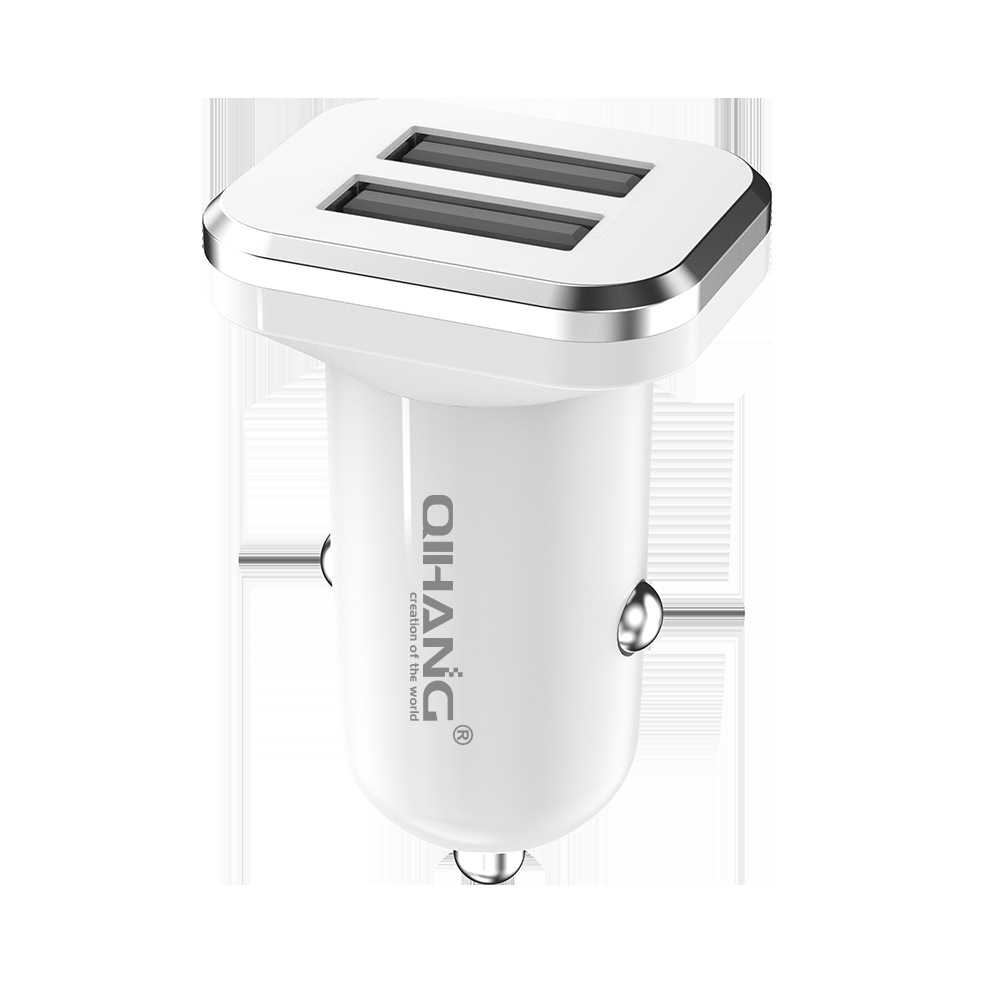 外贸车载充电器双USB3.1A性价比高免费印LOGO手机充电器汽车车充