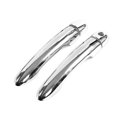 Suitable for 05-12 Renault Clio Mk3 Door Handle Shell Door Handle Decorative Sticker Car Exterior (Other Automotive Exterior Supplies) - two-doors-single-hole-electroplating