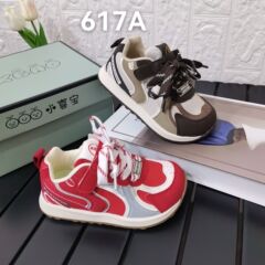 小喜宝童鞋春秋皮面运动鞋2025新款儿童时尚休闲运动跑步鞋子617A