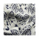 Guofeng ink color floral printing 30 px rayon crepe dress women's clothing fabric in stock