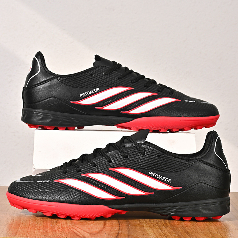 Tenis de Fútbol de Caña Baja para Entrenamiento Tacos Largos y TF Suela TPU y Gamuza Ligero image 10