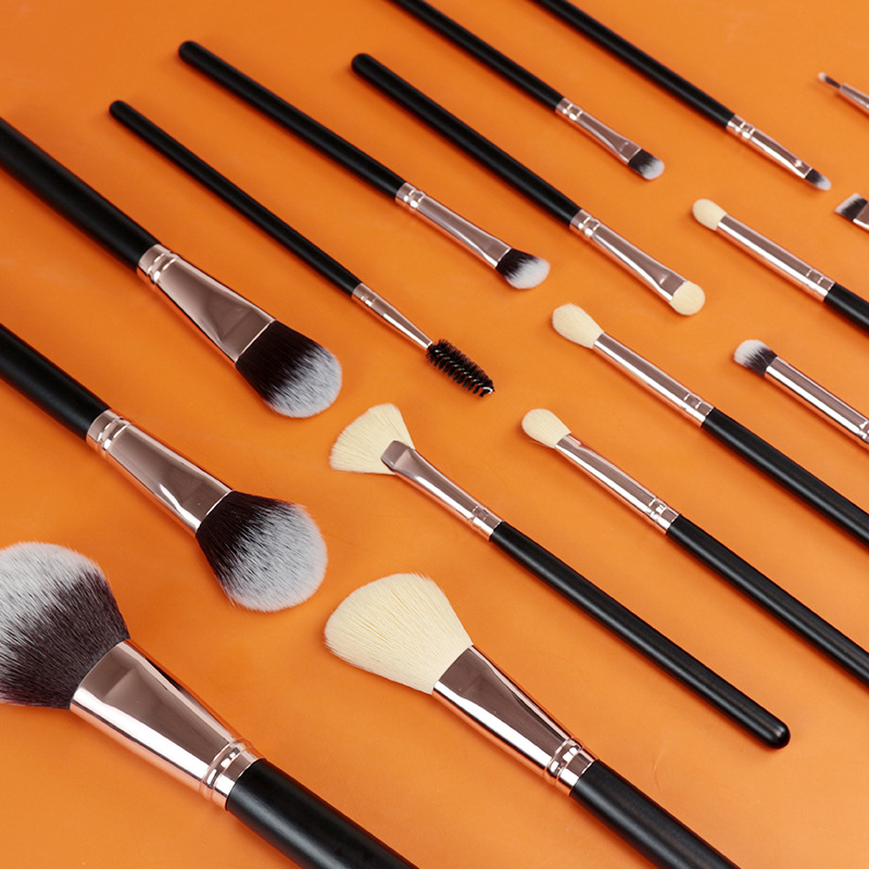 Transfronterizos nuevos 16 pinceles de maquillaje traje transfronterizo herramientas de maquillaje de comercio electrónico conjunto completo en stock cepillos entrega de una sola pieza