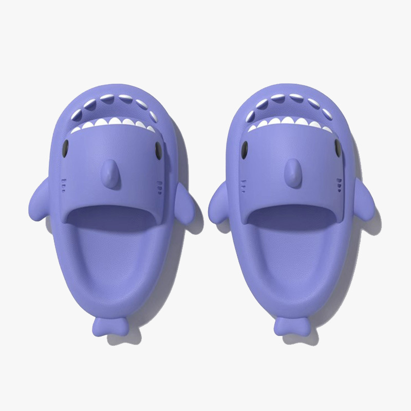 Sandalias para niños de tiburón transfronterizo sandalias niños 2023 de verano nuevos niños EVA Luz de mierda sensación casa zapatillas niñas