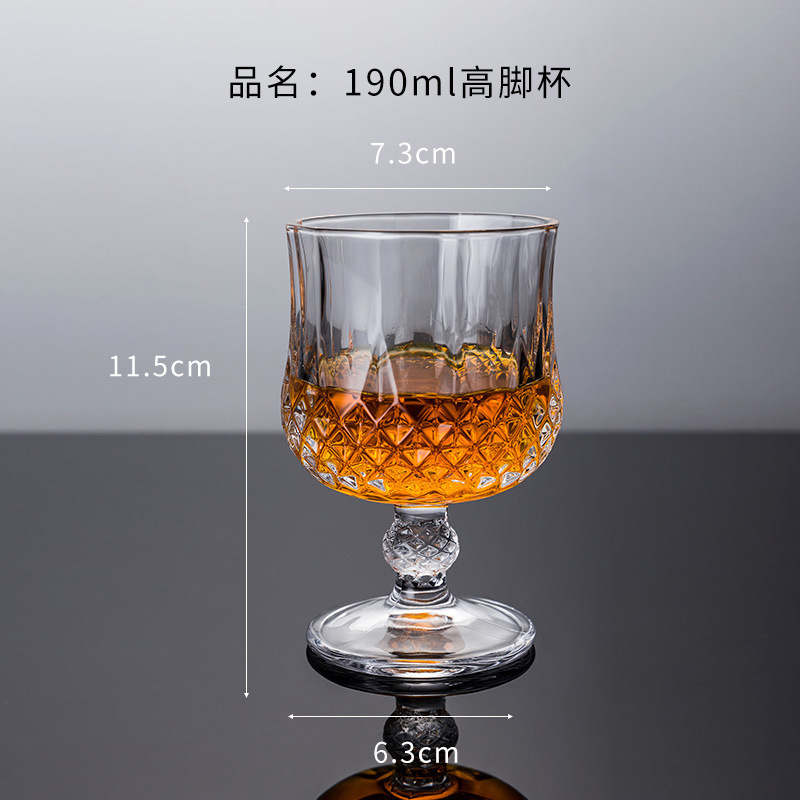 Jinbaijia estilo simple vino tinto copa de verano vino champán Copa whisky cóctel de vidrio