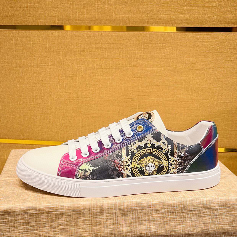 Factory new men's board shoes colorful leather men's shoes men's casual single shoes White shoes men's shoes fashion shoes wholesale purchase