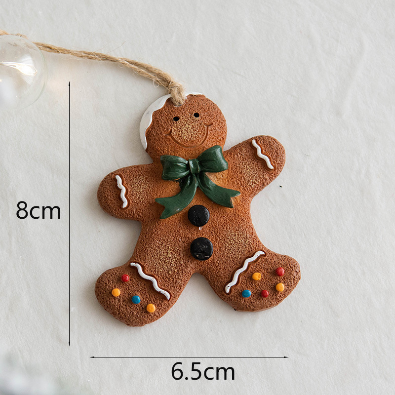 Christmas Christmas Gingerbread Resin Party Hanging Ornaments 1 Piece display picture 7