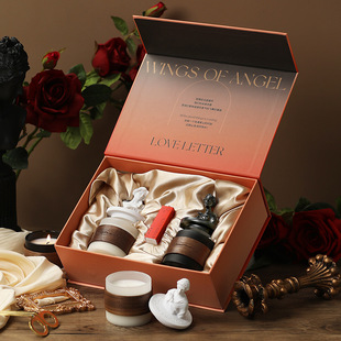 [Including handbag and hair generation] Rose Story Aromatherapy Candle Gift Box Accompanying Gift Wedding Engagement Gift Best Friend