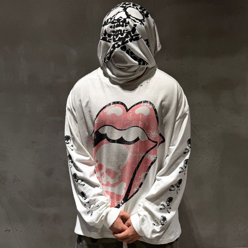Saint “Rolling Stones” Leopard Skull Limited Edition Long Sleeve T-Shirt Saint “Rolling Stones” Leopard Skull Limited Edition Long Sleeve T-Shirt