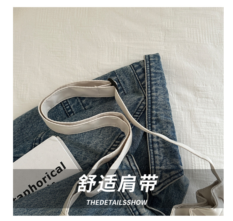 The popular autumn and winter bags for women in 2024: large-capacity crossbody bag, Tote commuter bag, single-shoulder bag, soft Item Picture
