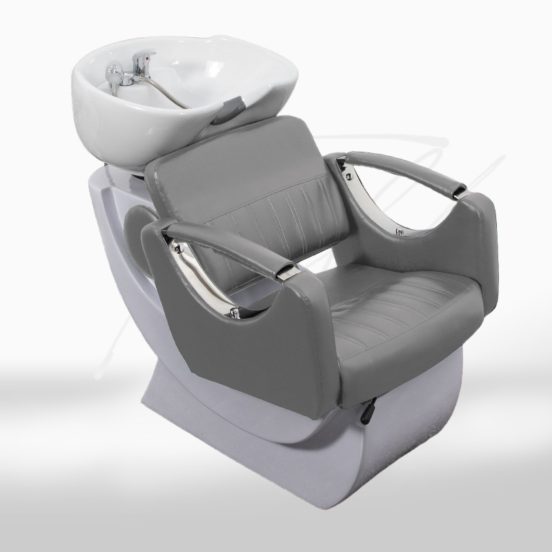 Peluquería de celebridades de Internet Peluquería de celebridades de Internet Champú semi-reclinado Punzonadora de alta gama Salón de belleza sentado simple Ventas directas especiales