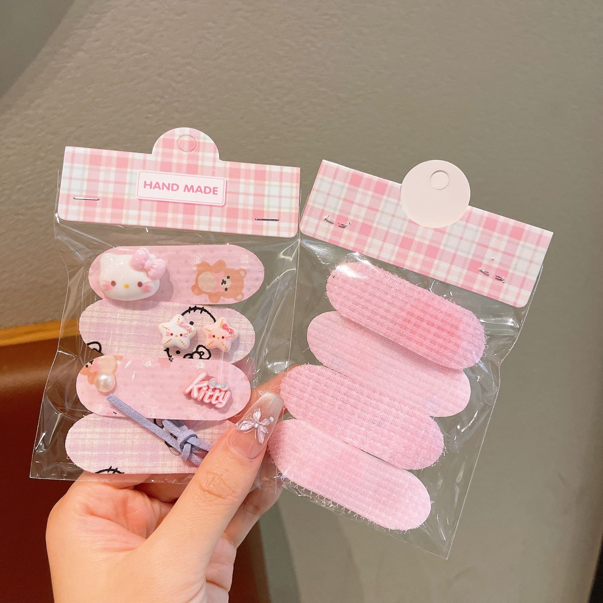 Cintas de cabello para niños dibujos animados velcro para bebés no lastimar el cabello roto artefacto de cabello para niñas fijas de cabello fijas