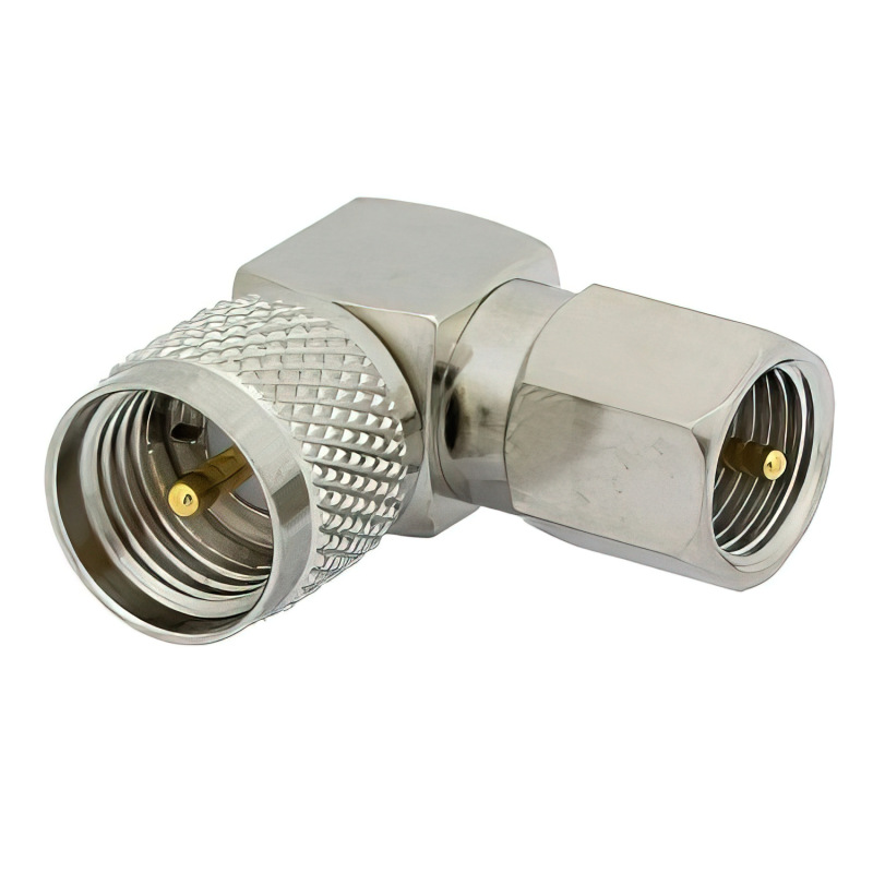 Mini Uhf Male to Fme Plug Right Angle Adapter