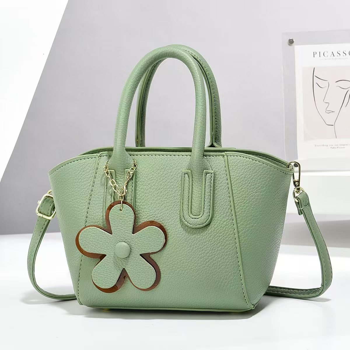 Fabricantes 2025 bolsos de mano de moda texturas coreanas de hombro de una sola forma de bolsa de comercio exterior para mujeres nuevas bolsas para mujeres