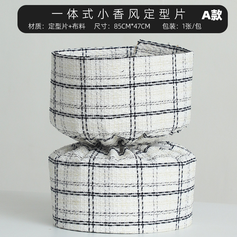 Material de embalaje de flores al por mayor nuevo estilo Chanel de una sola pieza que forma pieza redonda ramo bolsa de tela flor artefacto