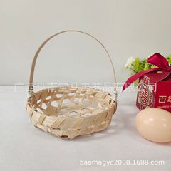 メーカー卸売り乳豆腐竹かごミニ果物かご収納かご竹質工芸品編み