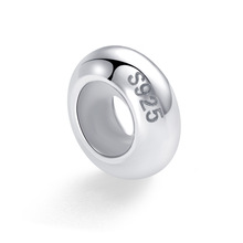 S925纯银手链配件防滑定位隔珠 DIY轻奢简约百搭固定串珠饰品批发