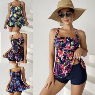 �¿�R�dӾ��Ů ȹʽӡ��̹�����ڶ�bikiniƽ��Ӿѝ �W��Ӿ�b