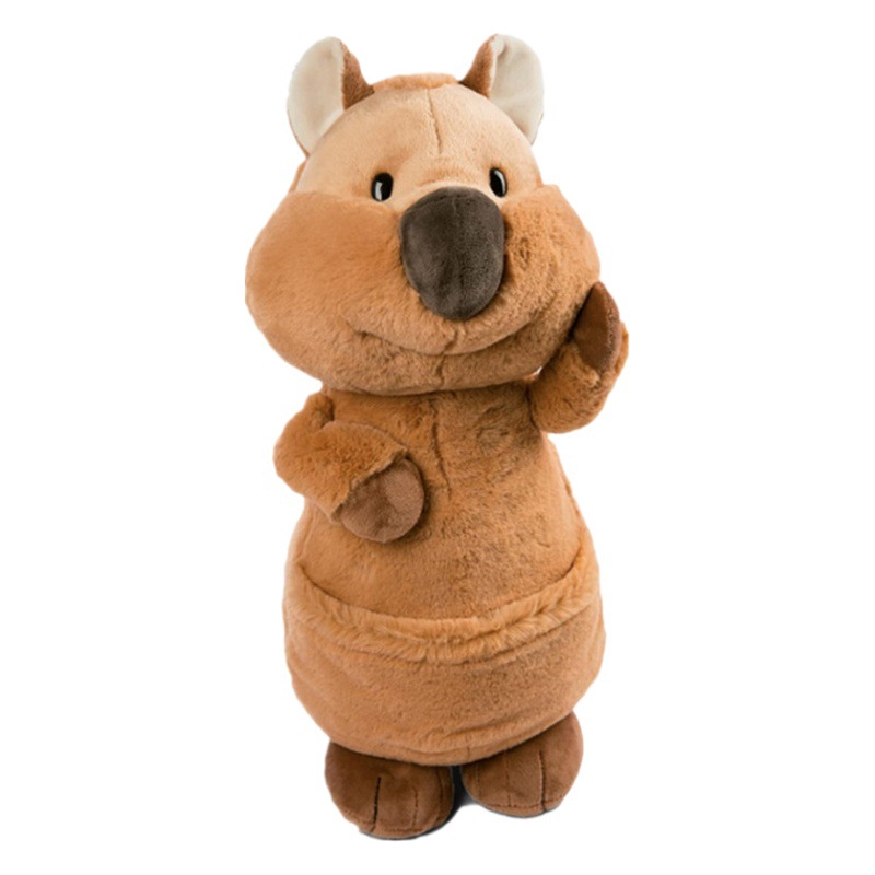 Lindo comercio exterior de cola corta ratón de peluche de juguete muñeca de canguro para niños muñeca de ragdoll regalo de actividad transfronteriza al por mayor