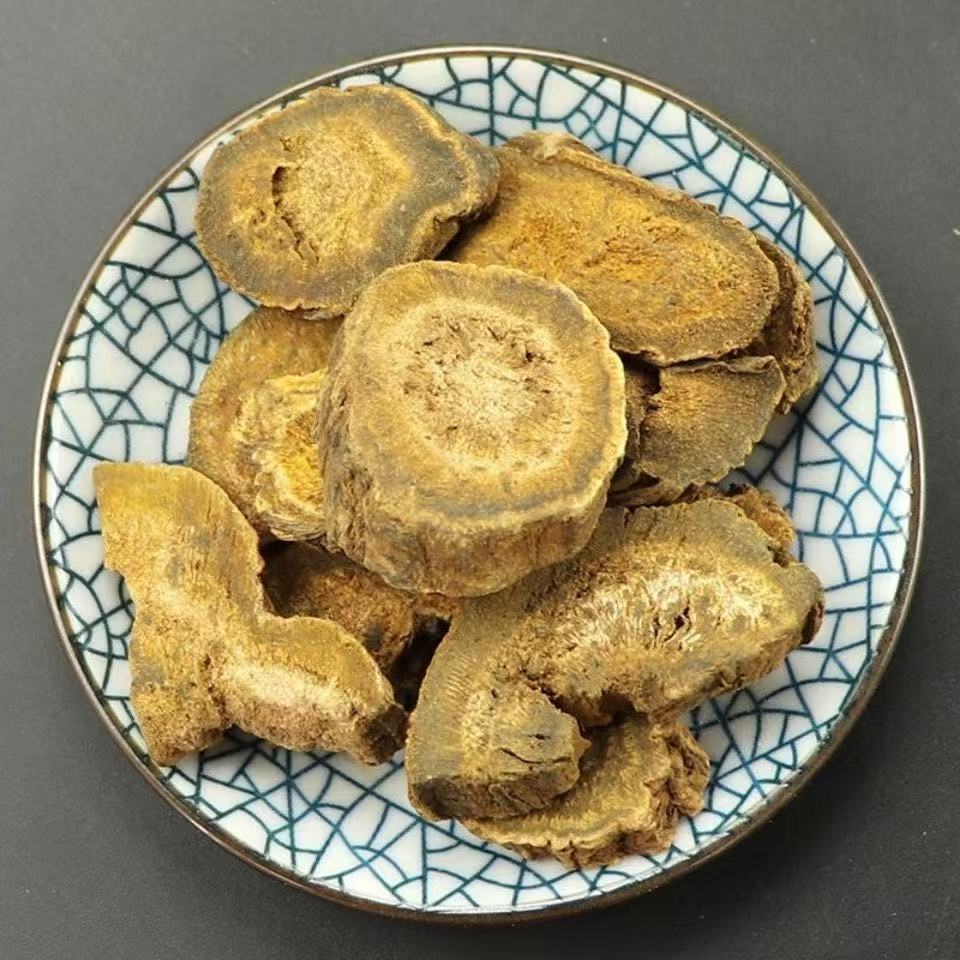 Dried Rhubarb Root Slices Da Huang 大黄 Sichuan Horse Hoof Rhubarb Raw Herb 500g specifications