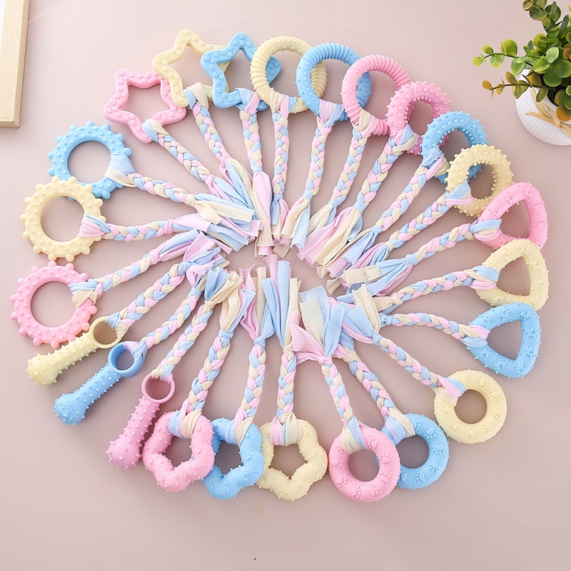 소형 및 중형견, 강아지, 대형견, 물기 방지 강아지, 자가 자극 젖니가 남을 위한 애완동물 용품을 위한 TPR 개 젖니 장난감, 재고 있음