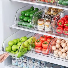 冰箱收纳盒抽屉式保鲜盒冷冻鸡蛋储物盒厨房蔬菜水果专用整理神器
