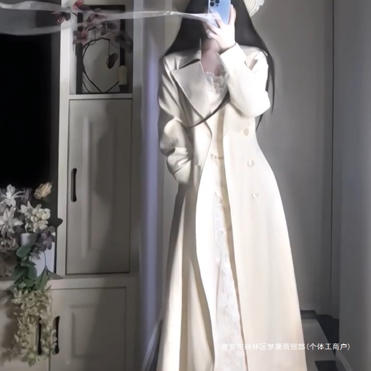 Cross-Border Cool Rich Daughter Style Striped Lapel Windbreaker Hangzhou Italian French British Style Jacket 20