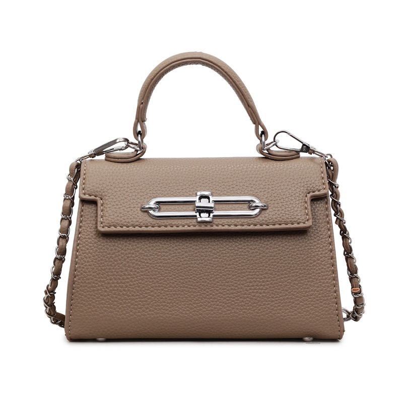 Kelly bolso mujer 2026 nueva cadena bolso de mujer estilo europeo y americano textura diaria simple bolso de hombro pequeño