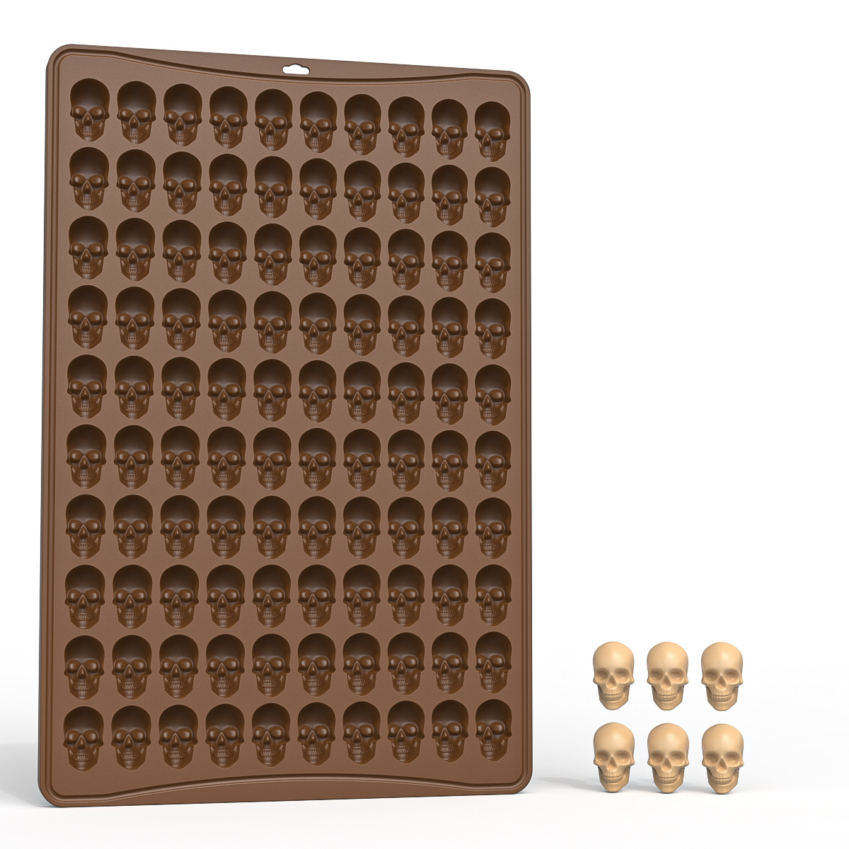 뉴-해골 100 홀 (다크 브라운