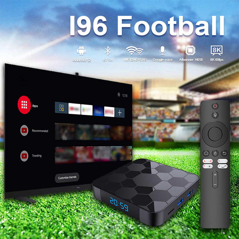 Source Factory I96Football Cross-Border Network Set-Top Box Customized World Cup Export Box Tv Box