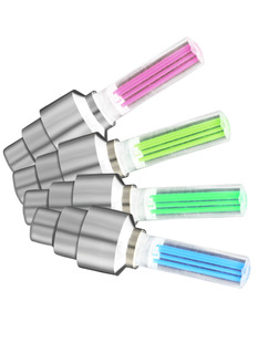 Bicycle air nozzle light lengthened color hot wheel electric mountain motorcycle valve light children's bike decoration supplies
